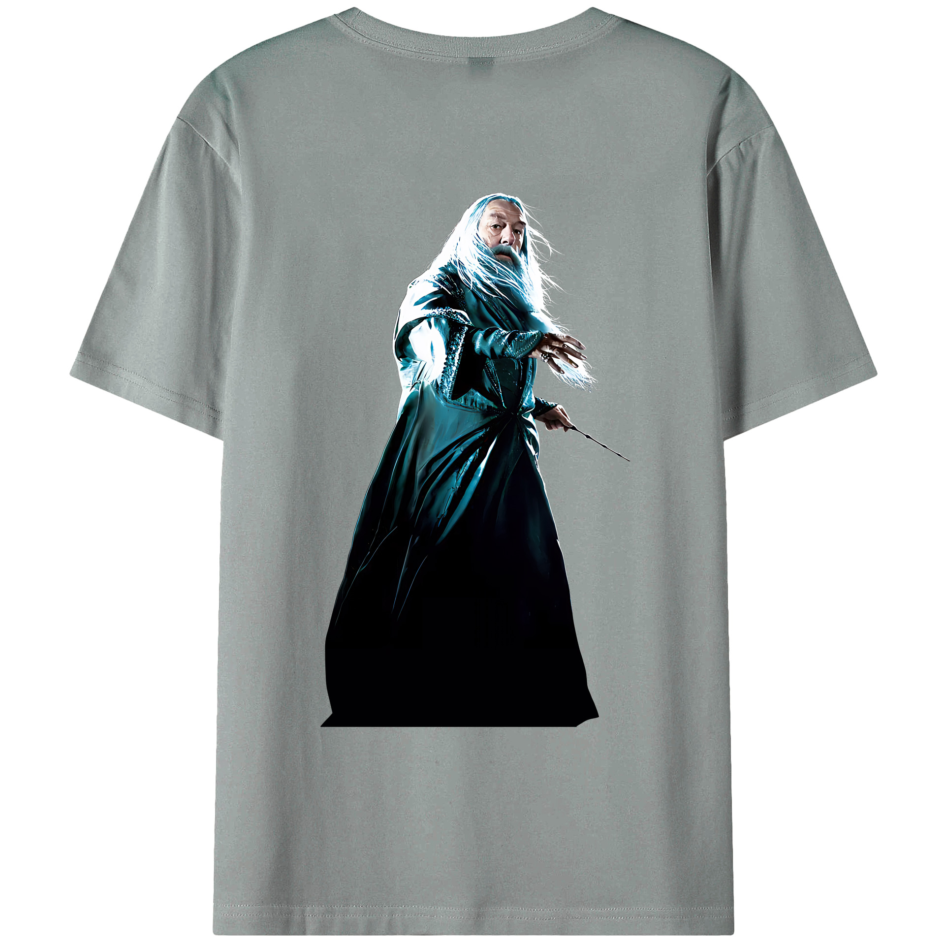 （画像用） Harry Potter ハリー・ポッターシリーズ 綿100％ メンズ半袖Tシャツ（バックプリント） 通気性